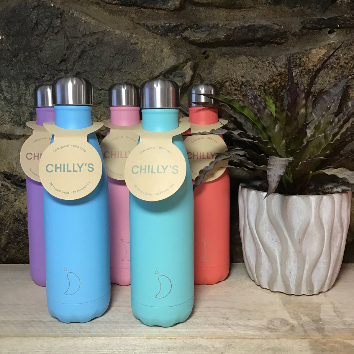 Chilly's Pastel 500ml Bottle - All Coral