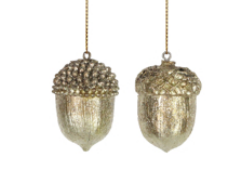 Gold Acorn Decoration