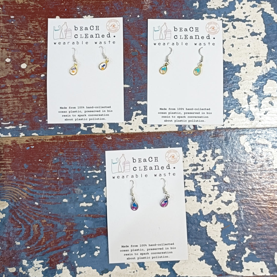 Teardrop Charm Earrings