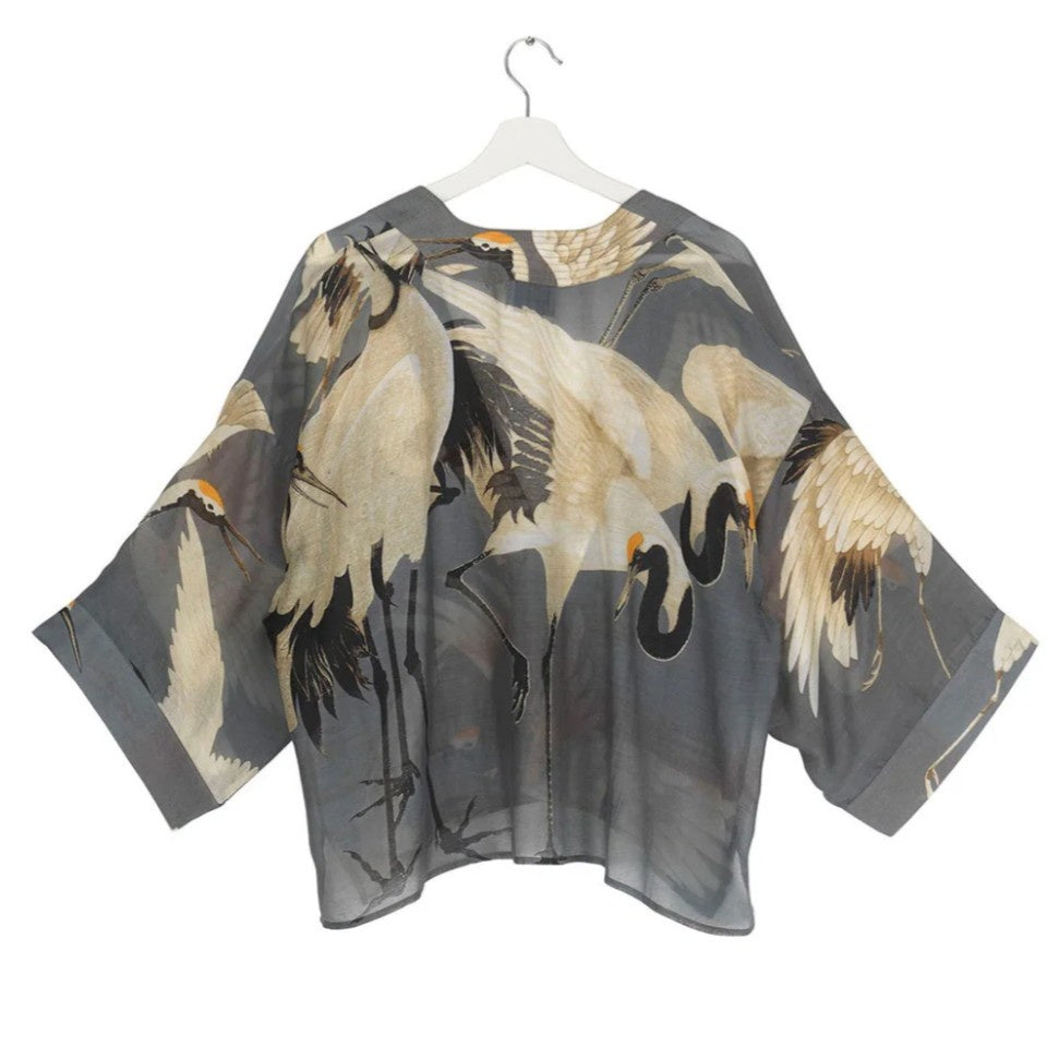 Slate Stork Kimono