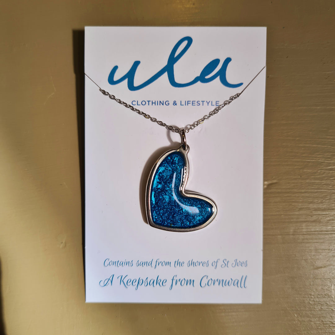 Cornish Keepsake Offset Heart Pendant
