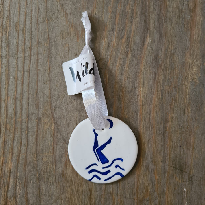 Wild Swimming Ornament