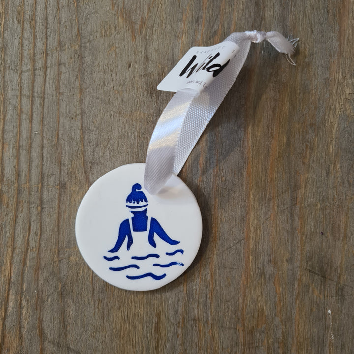 Wild Swimming Ornament