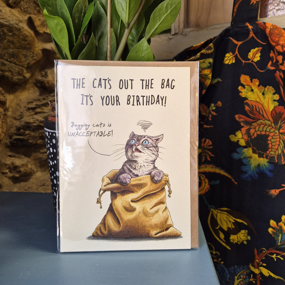 Cat Bag Card