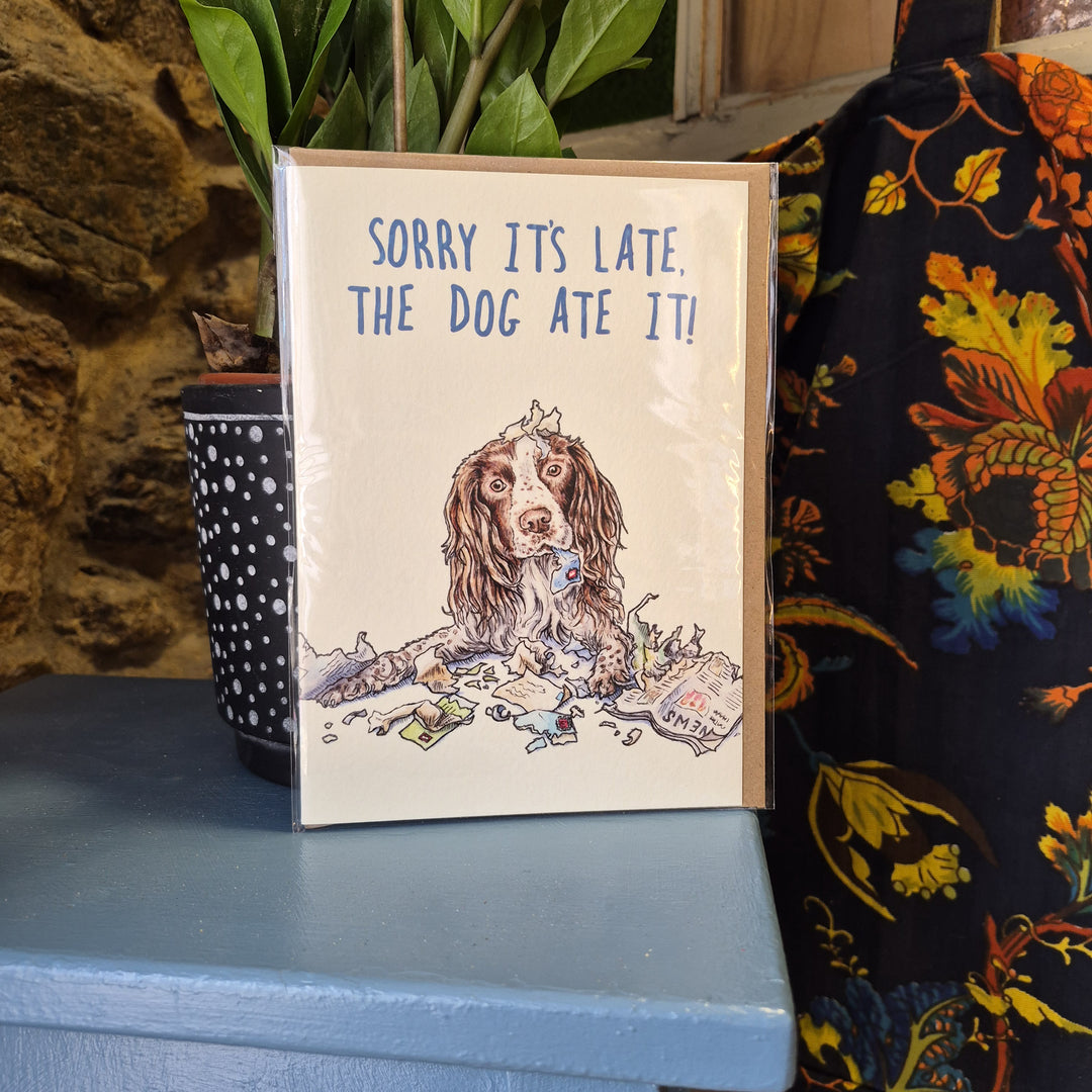 Late Spaniel Card