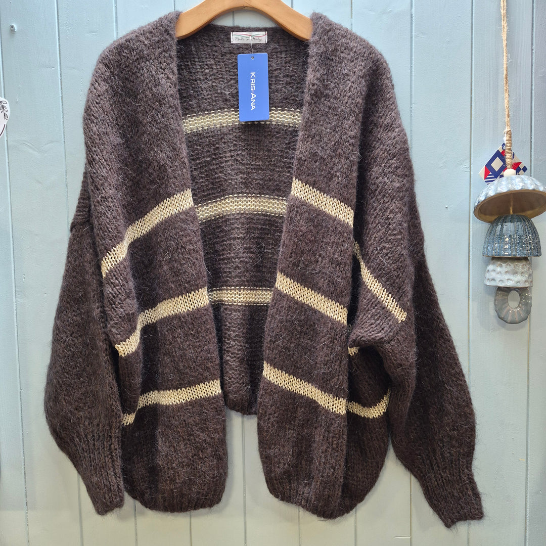 Gold Stripe Cardigan