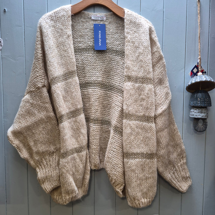 Gold Stripe Cardigan