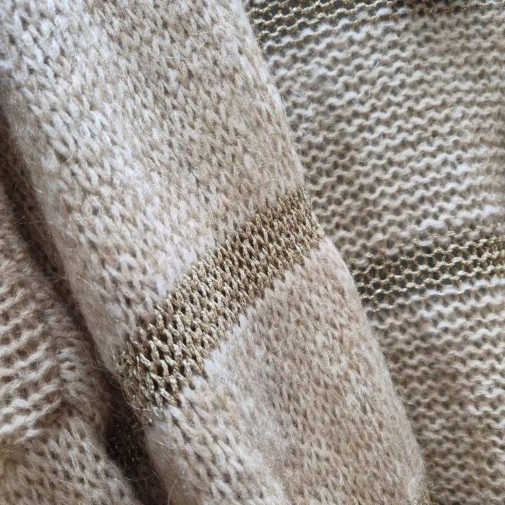 Gold Stripe Cardigan
