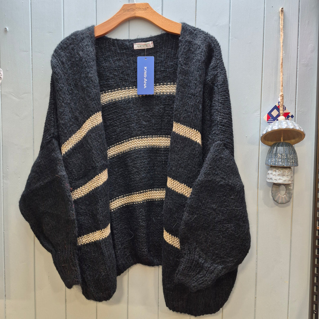 Gold Stripe Cardigan