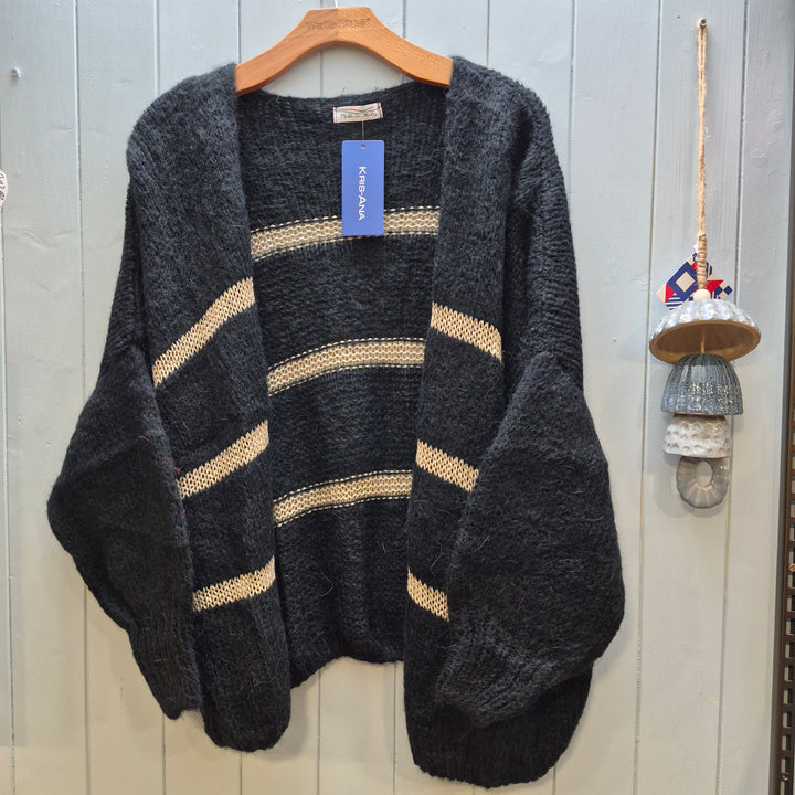 Gold Stripe Cardigan