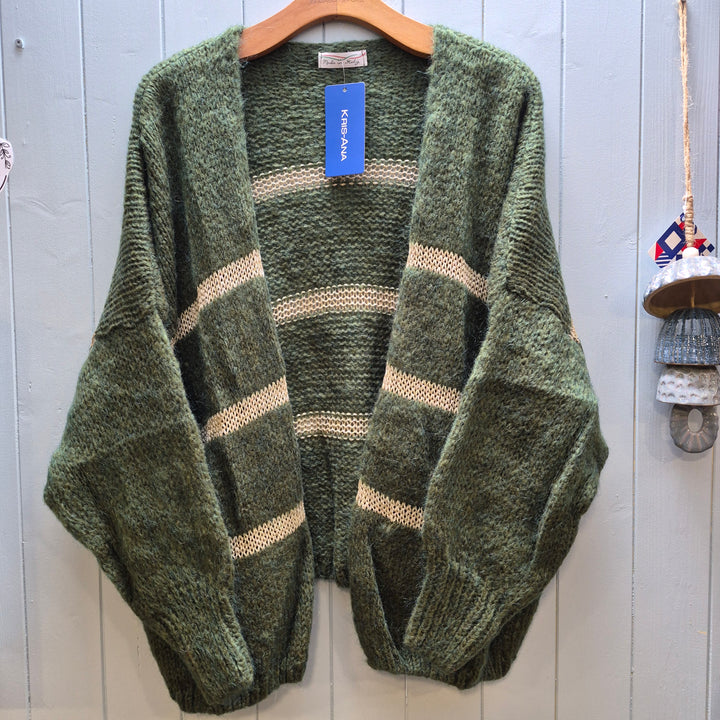 Gold Stripe Cardigan