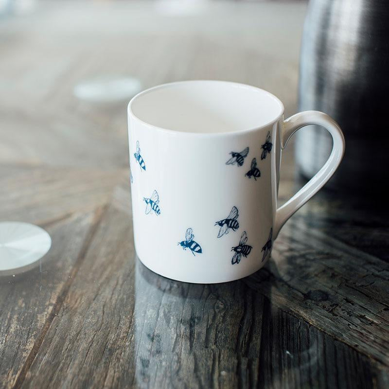 Bee Mug in Bone China by Helen Round