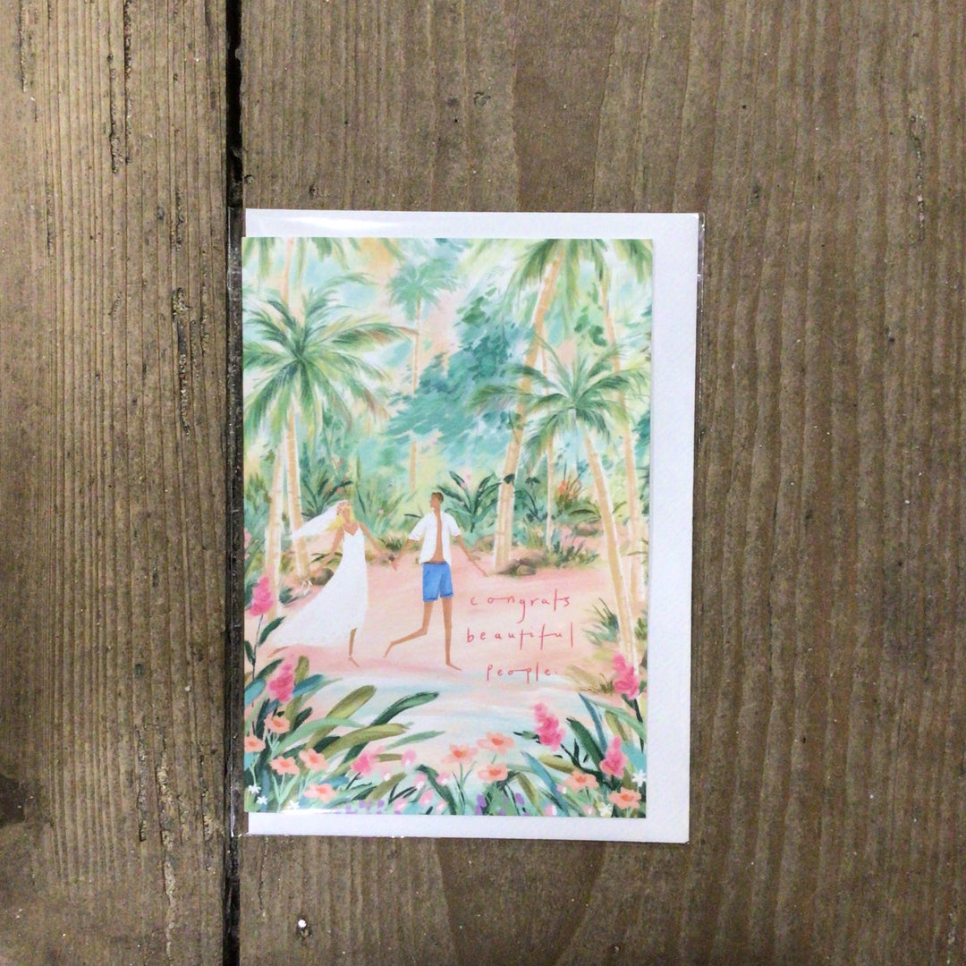 Island Wedding Card