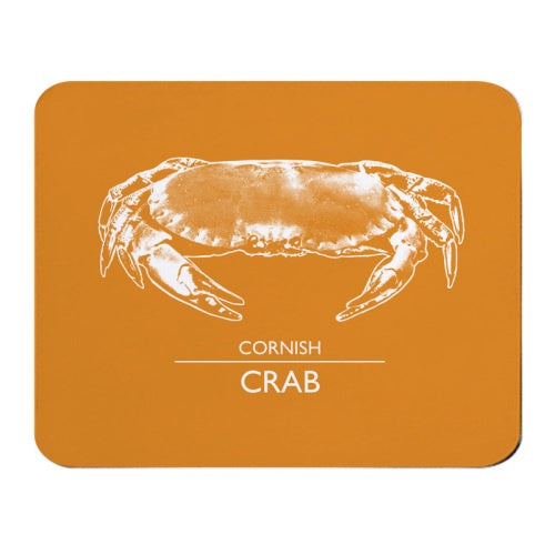 Orange Placemat - Cornish Crab