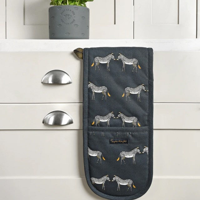 Zebra Double Oven Glove