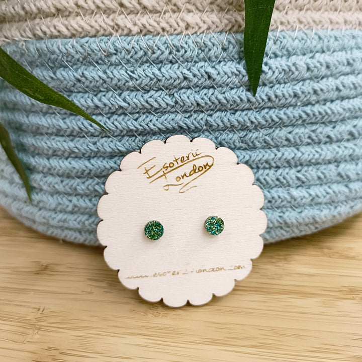 Mini Glitter Dot Studs