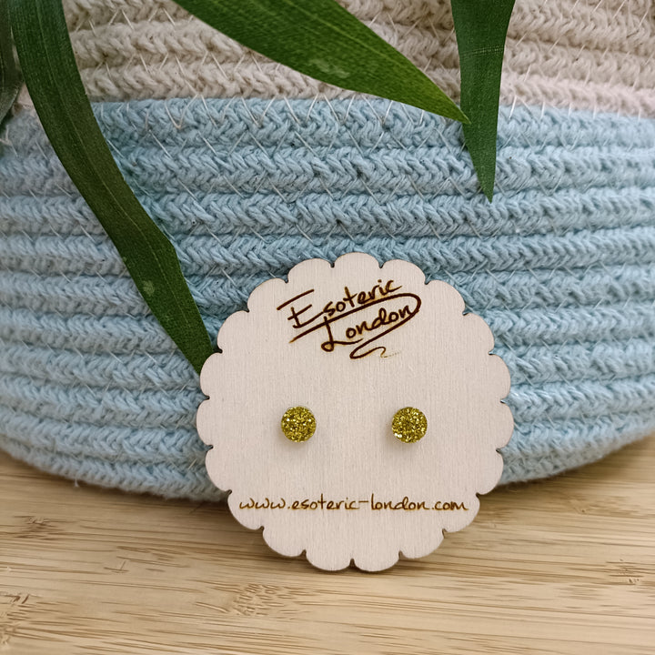 Mini Glitter Dot Studs
