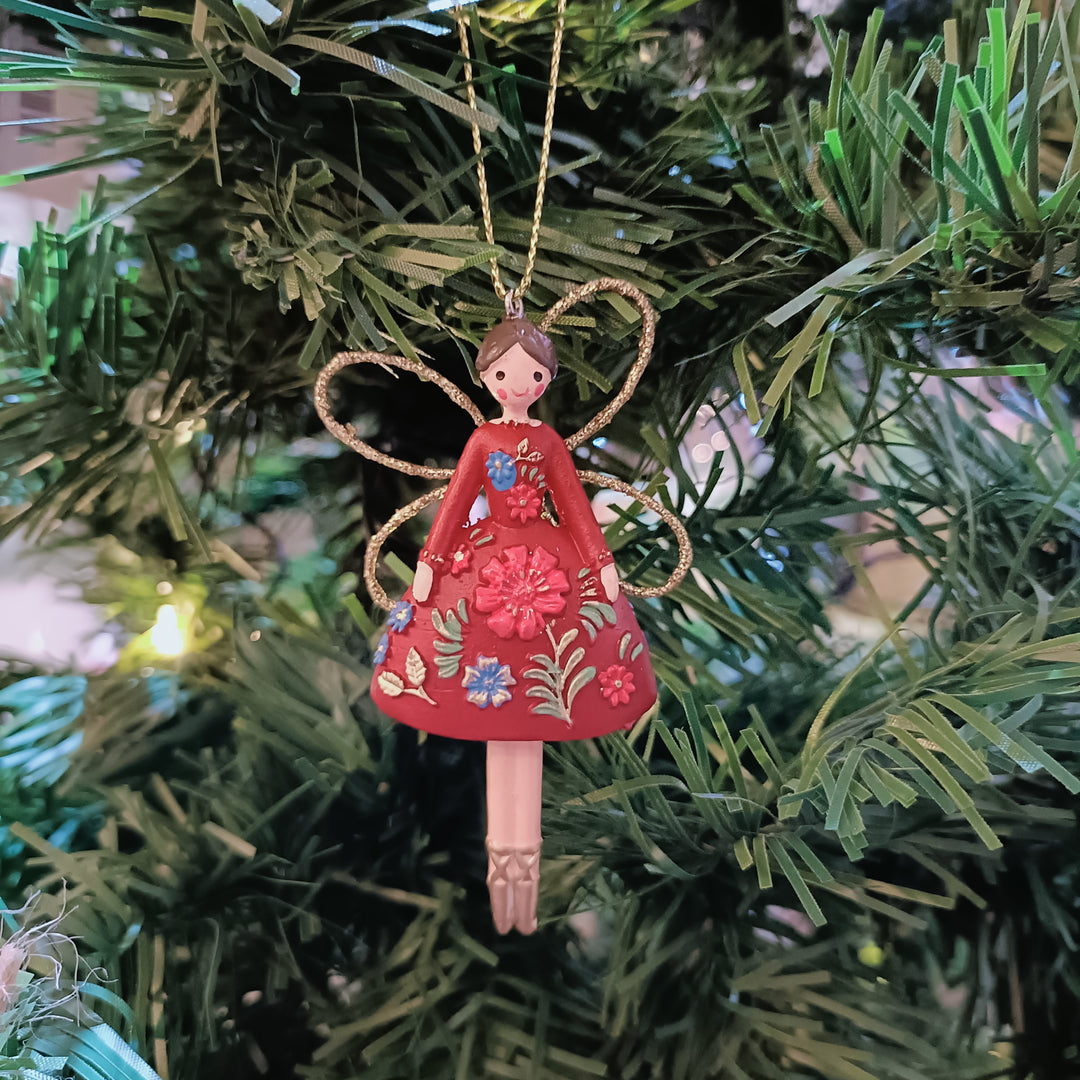 Folk Art Resin Fairy