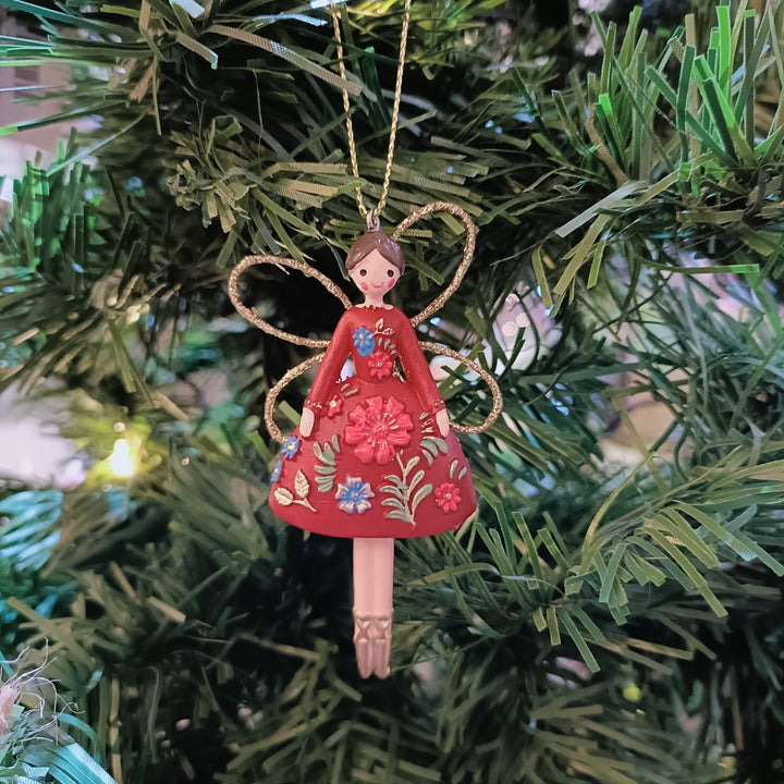 Folk Art Resin Fairy