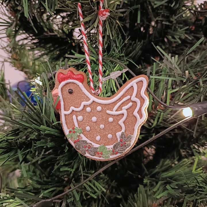 Gingerbread Hen Decoration