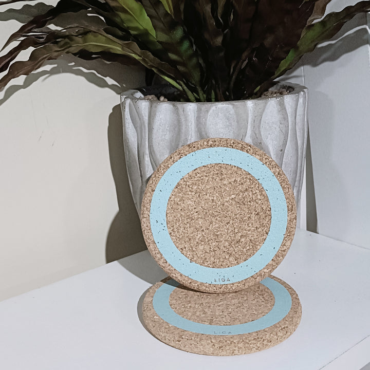 Earth Cork Coasters