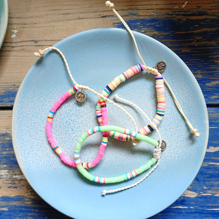 Clay Beaded Bracelets