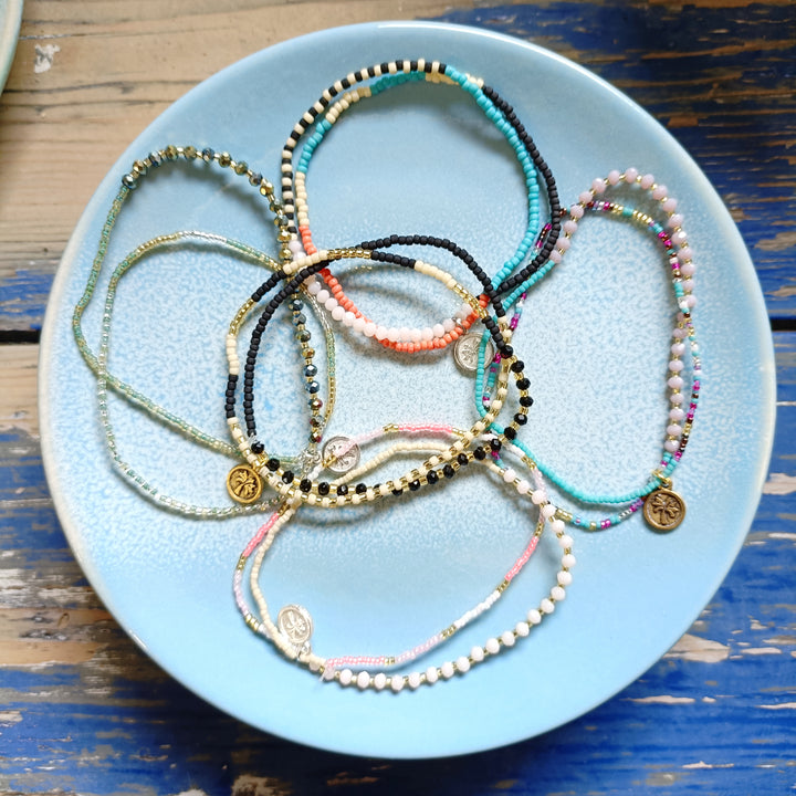 Elasticated Beaded Bracelet