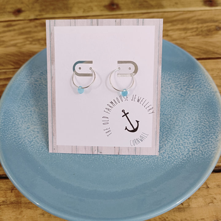 Mini Sterling Silver Teardrops