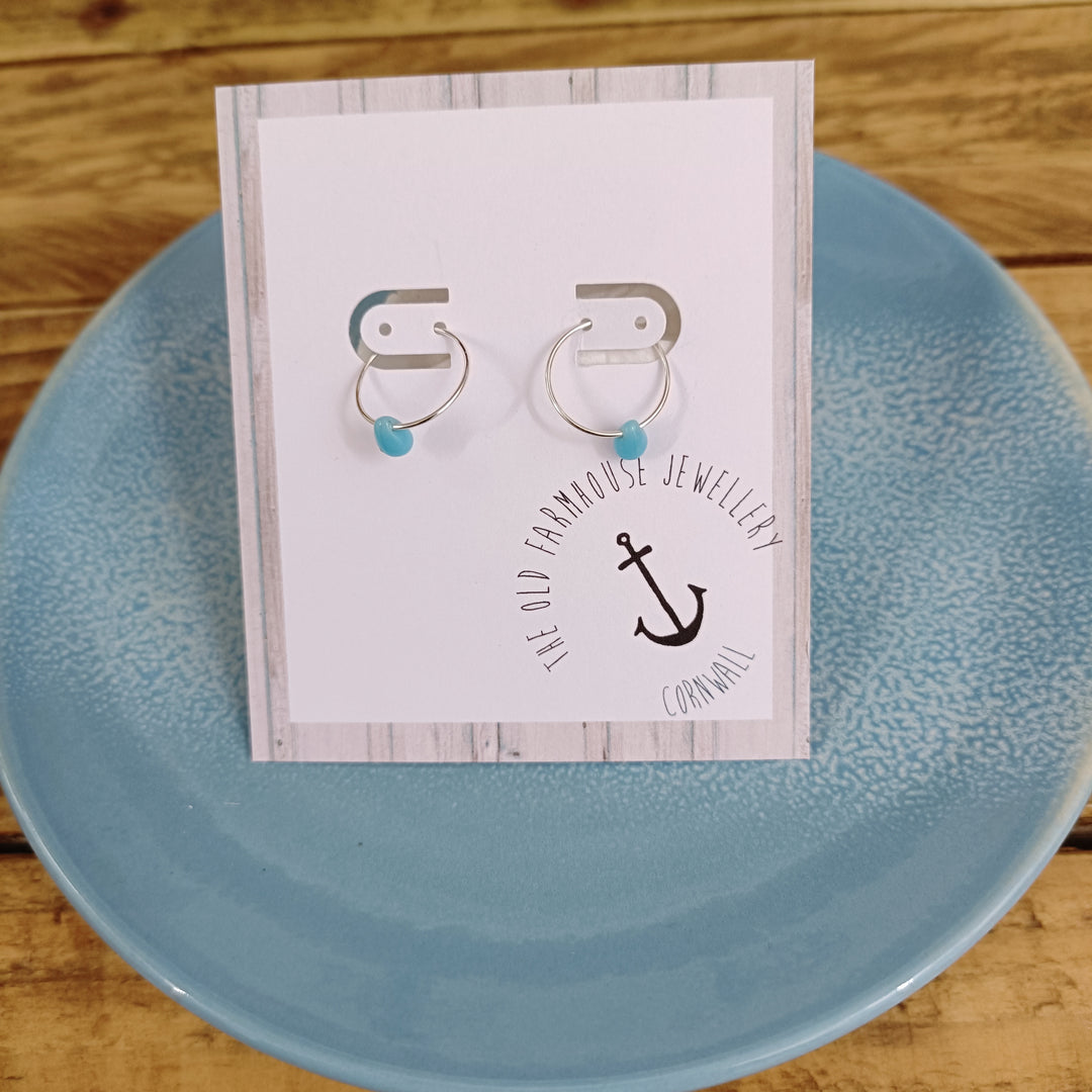 Mini Sterling Silver Teardrops