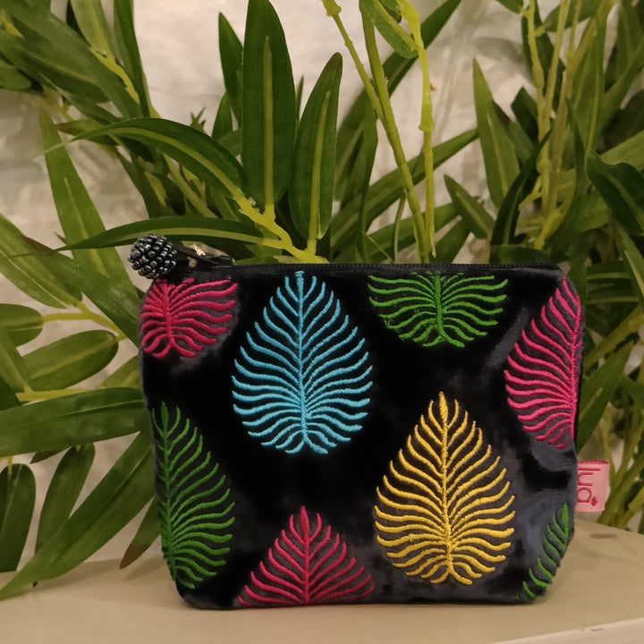 Geo Leaf mini Purse