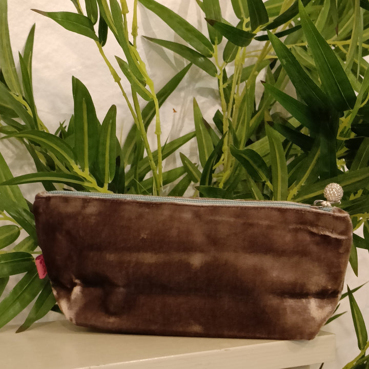 Velvet Short Cosmetic Purse