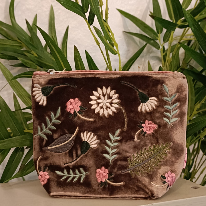 Folk Garden Cosmetic Purse