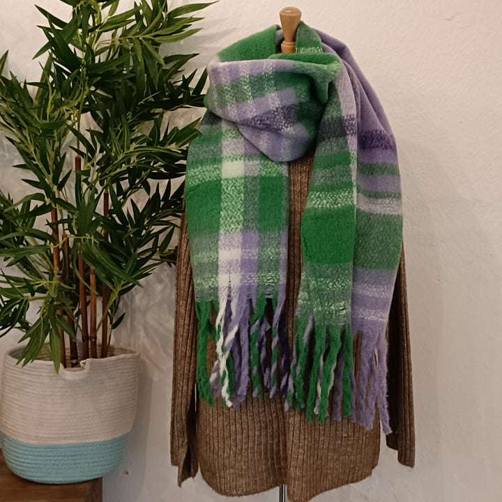 Tartan Tassel Scarf
