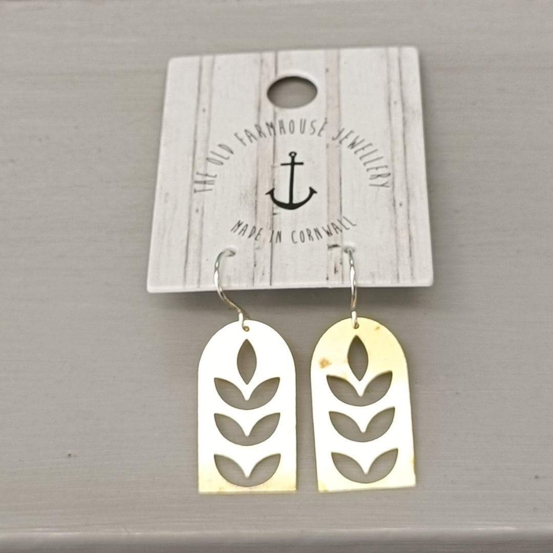 Large Brass Earrings