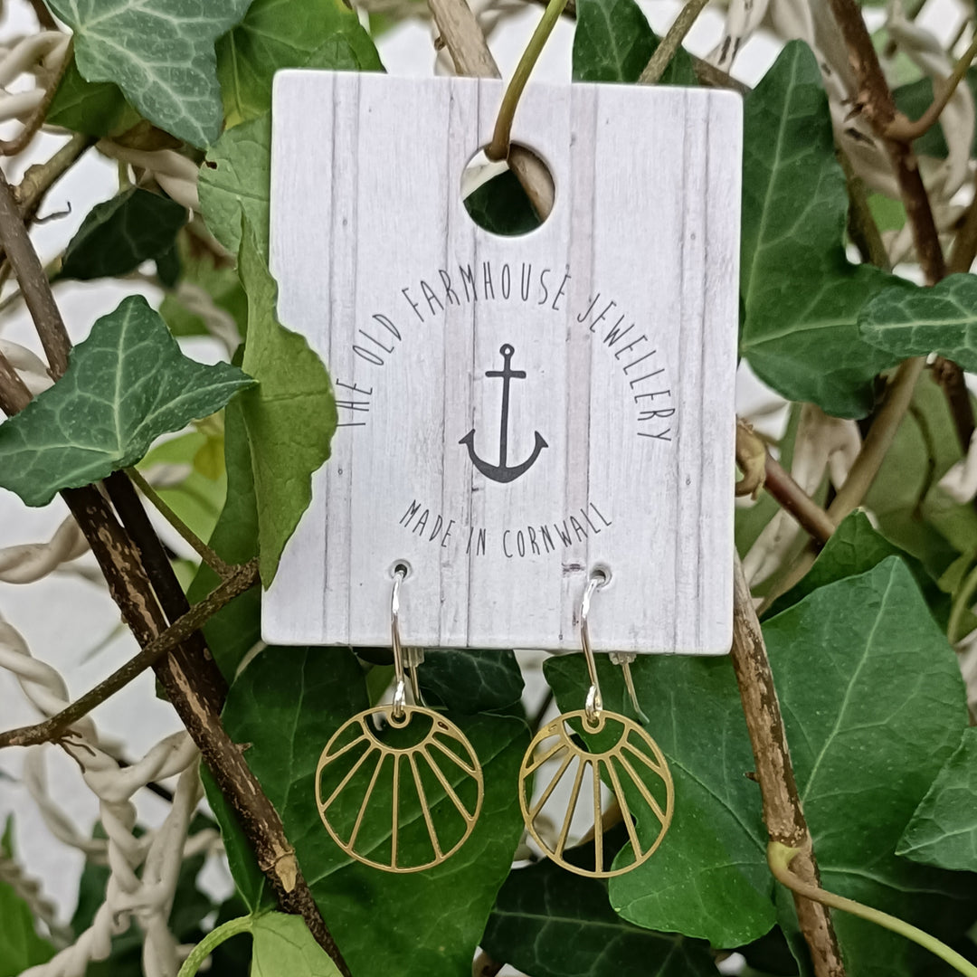 Medium Brass Earrings