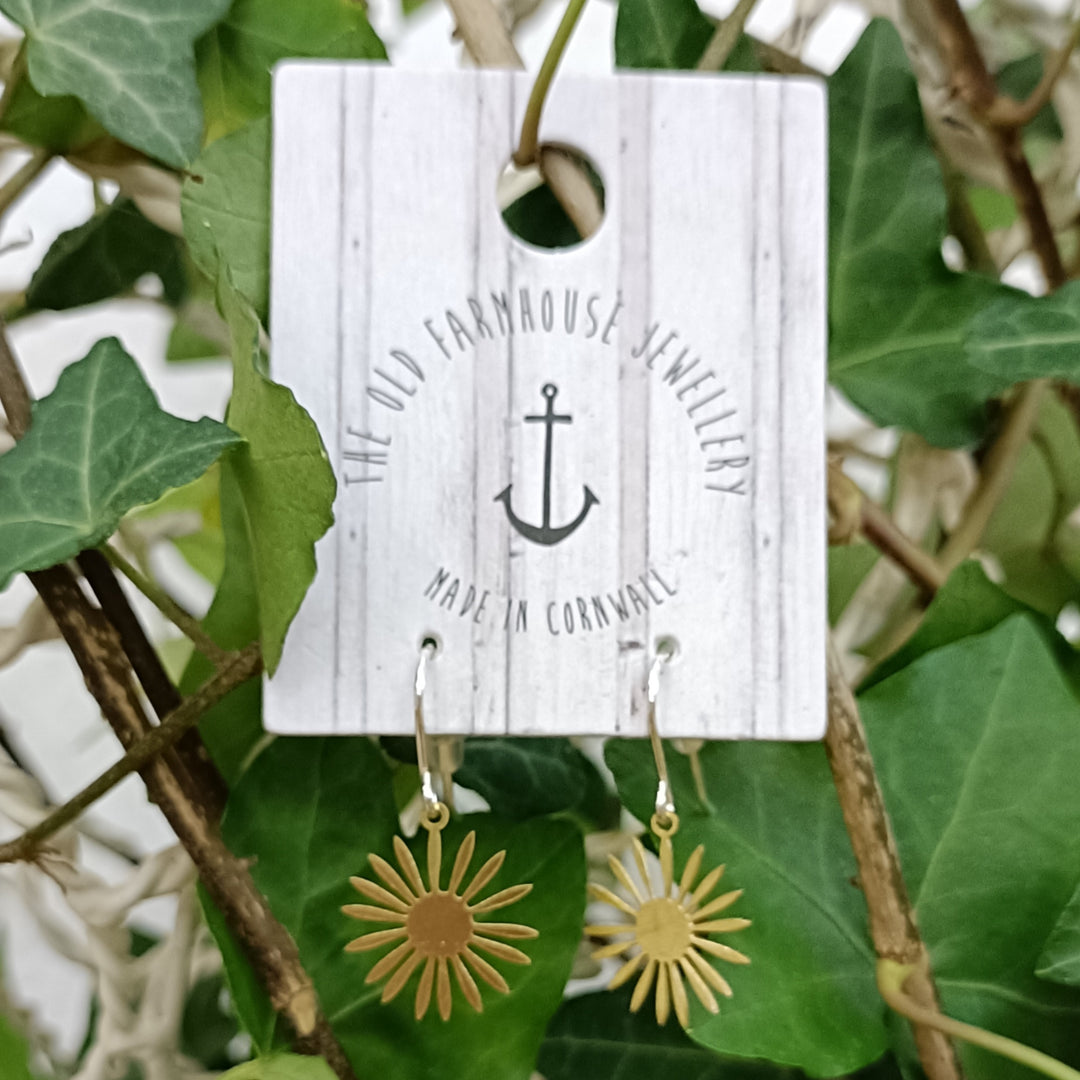 Medium Brass Earrings