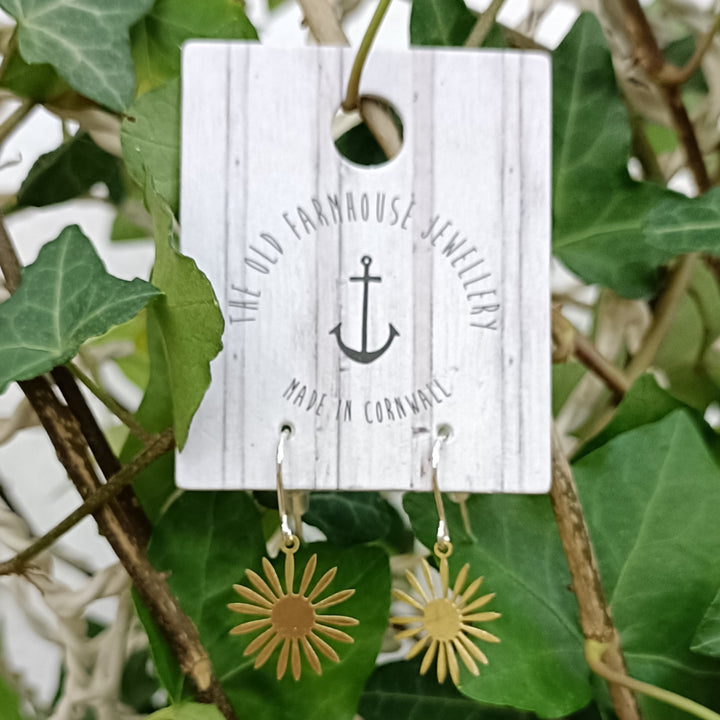 Medium Brass Earrings