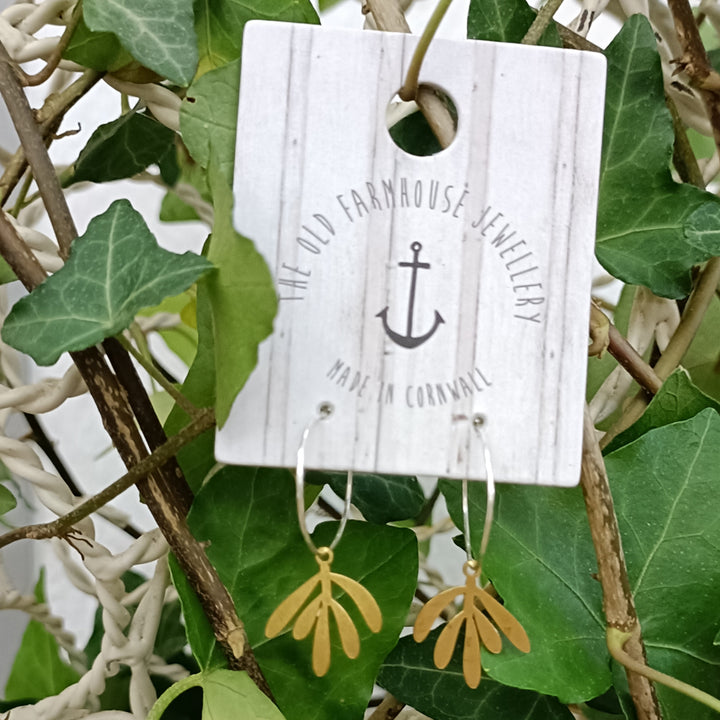 Medium Brass Earrings