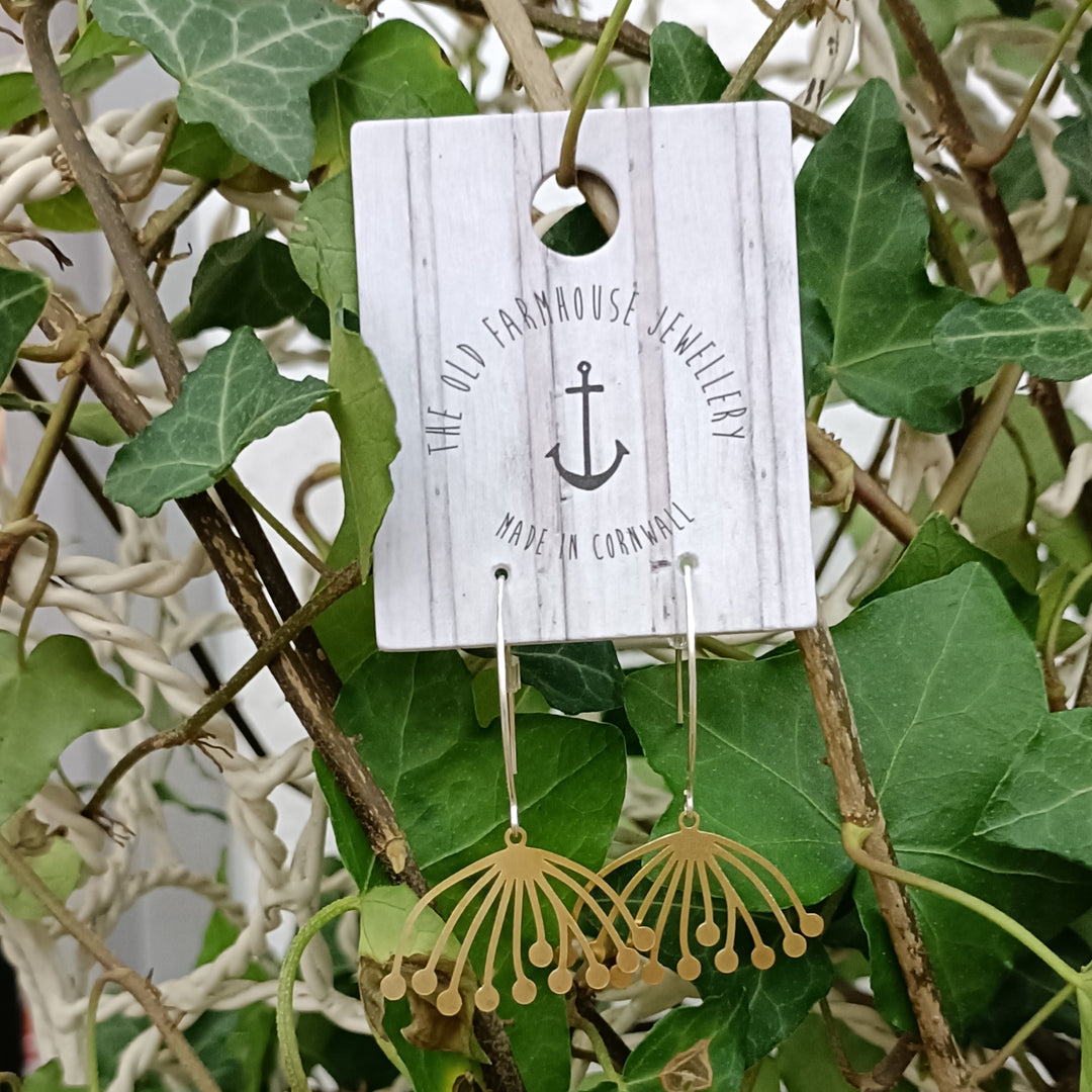 Large Brass Earrings