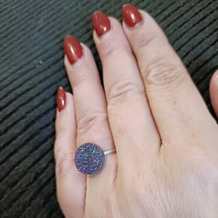 Glitter Dot RIng
