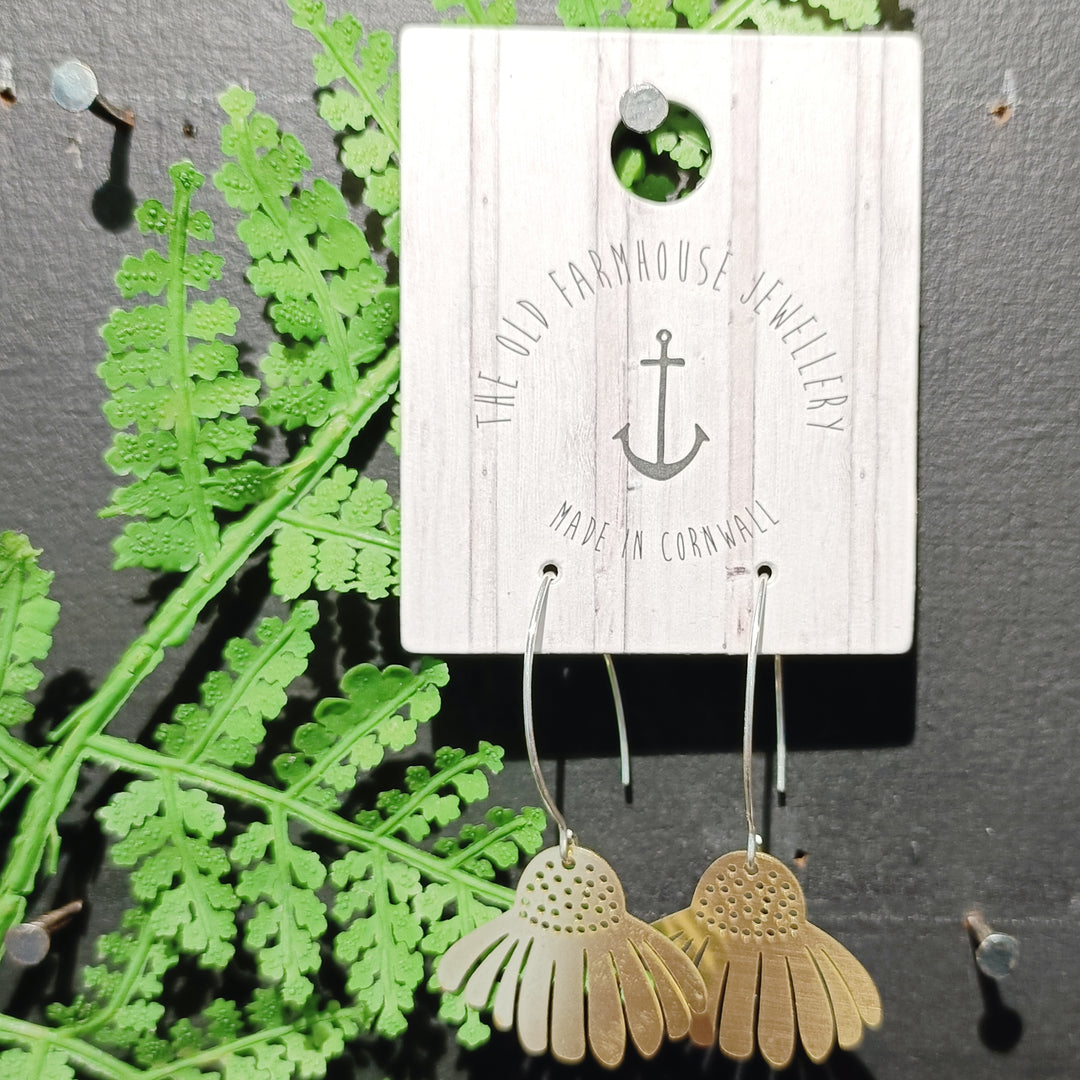 Large Brass Earrings