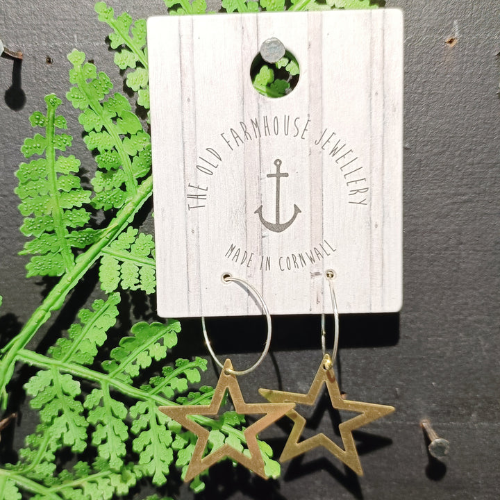 Medium Brass Earrings