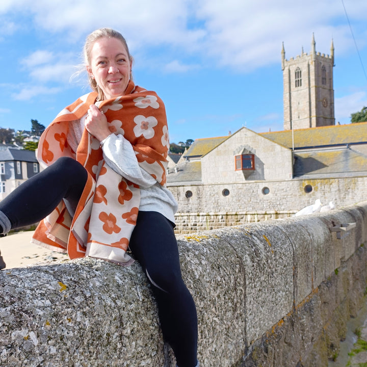 Etta Floral Scarf
