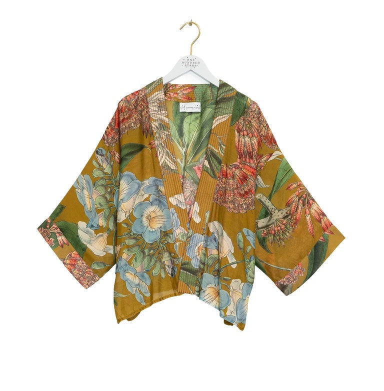 Gold Rhodoleia Kimono