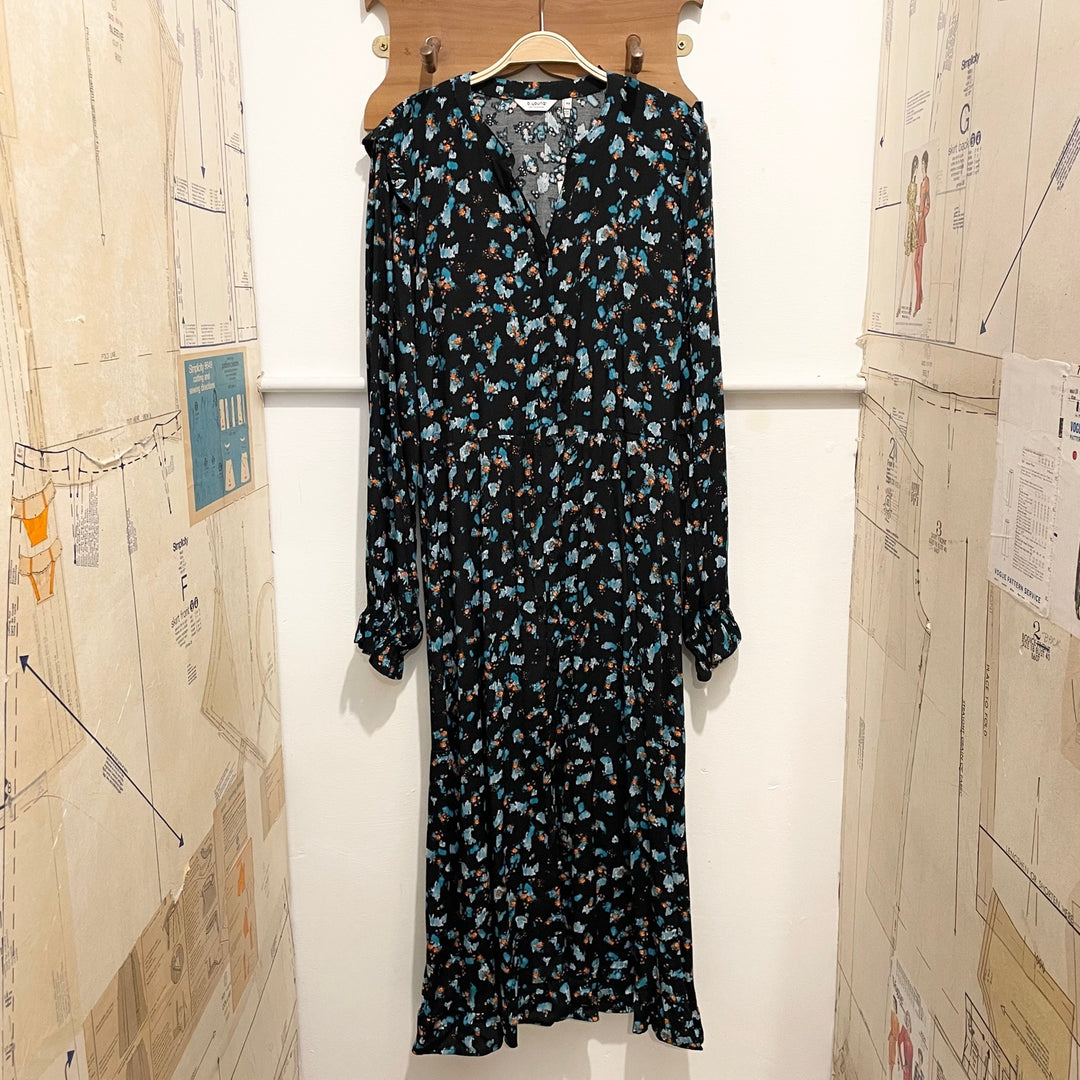 Flouri Long Frill Dress