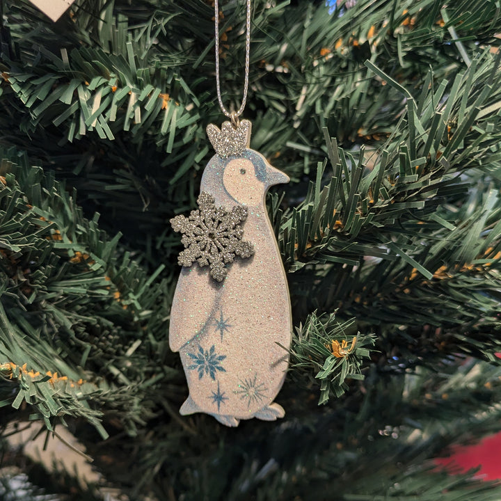 Wood Penguin Decorations