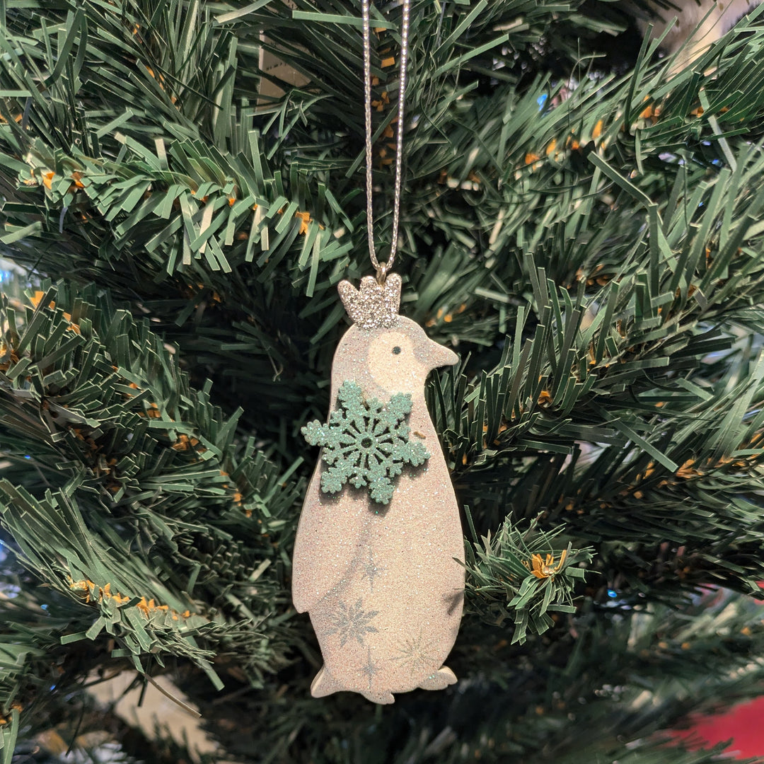 Wood Penguin Decorations