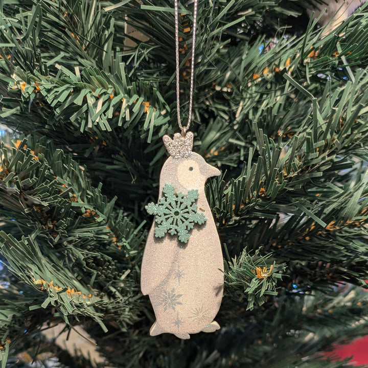 Wood Penguin Decorations