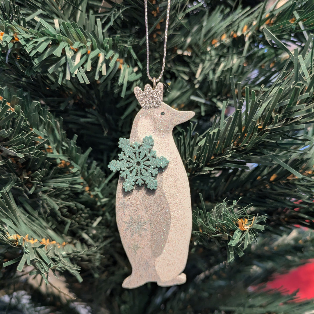 Wood Penguin Decorations