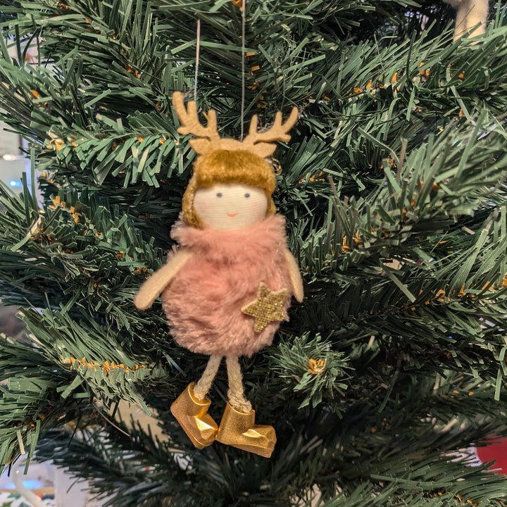 Pom-Pom Girl with Antlers